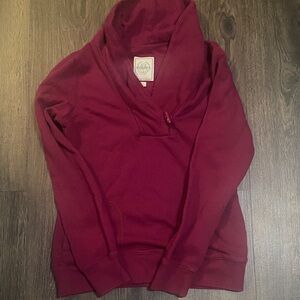 Merona Women's Maroon Cowl Neck Sweater